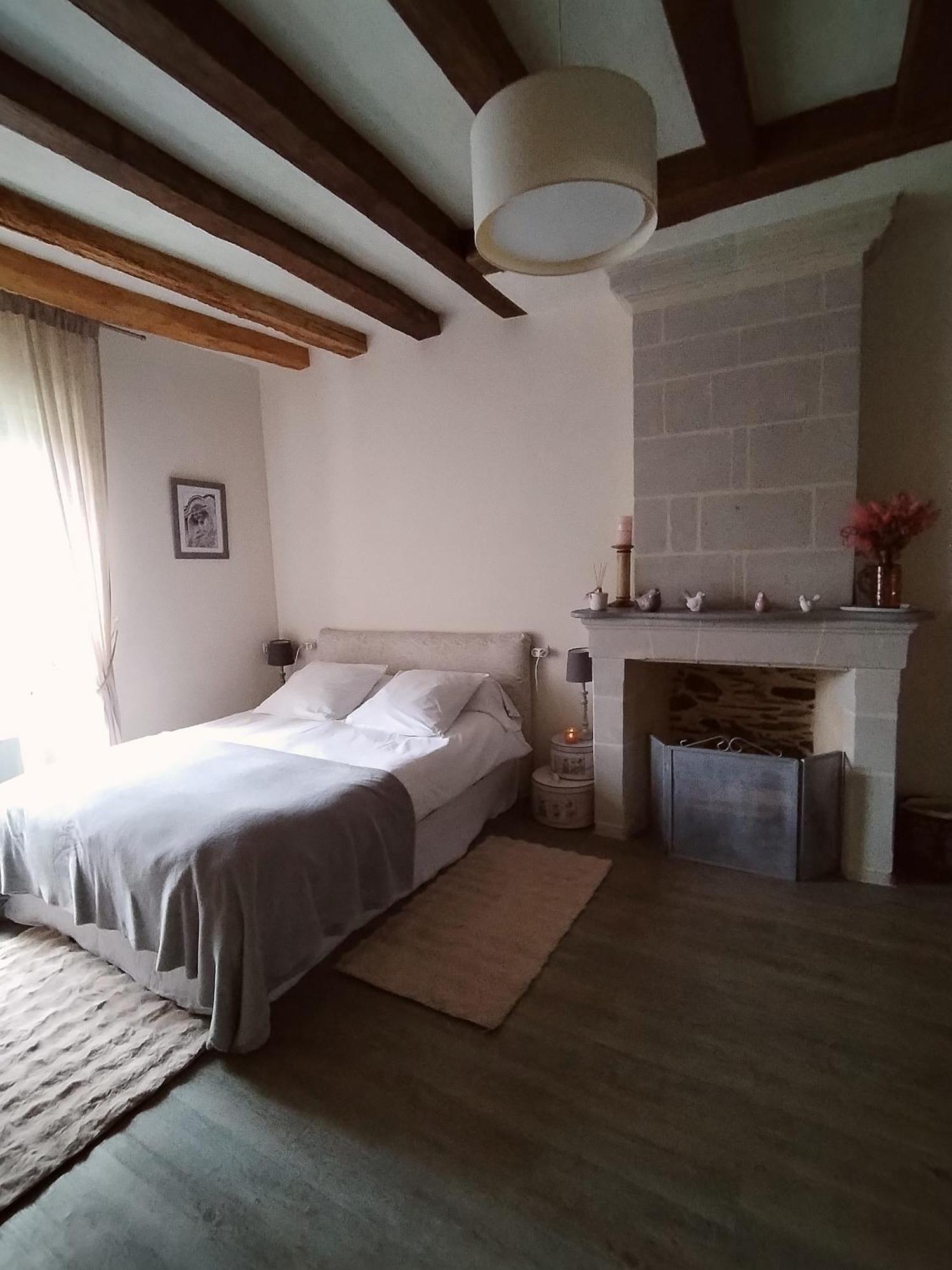 La Petite Boire - Chambres D'Hotes Pres D'Angers Murs-Erigne 객실 사진